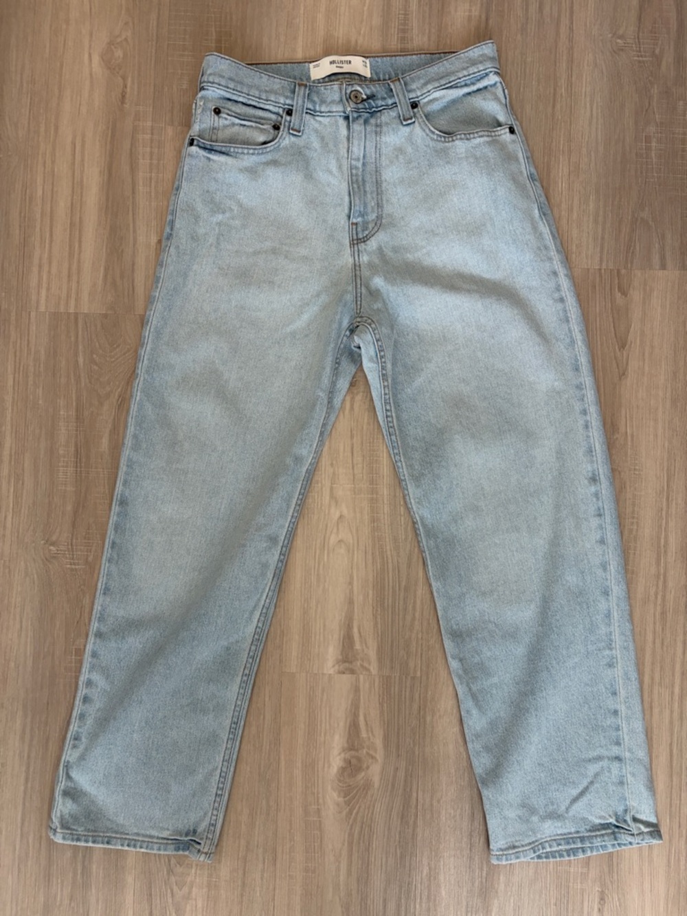 Hollister Light Blue Baggy Jeans